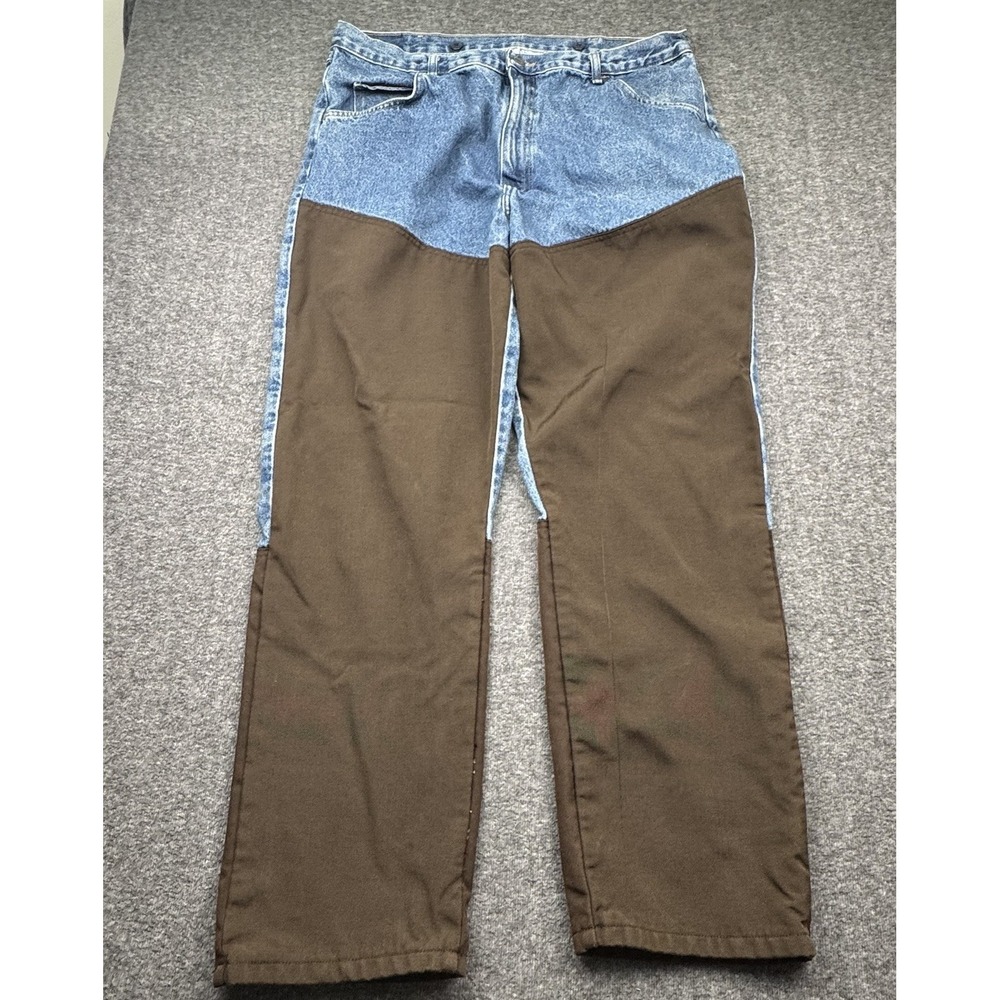 Wrangler Pro Gear Jeans Mens 42x32 Brush Guard Briar Outdoor Rodeo Hunting Pants